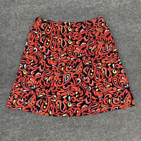 Tail Skort Womens S Small Paisley Stretch Pull On Pocket Inner Shorts Skirt - Picture 2 of 12